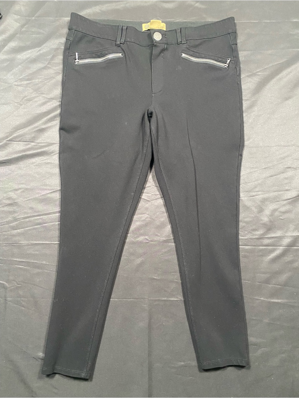 Democracy Black High-Rise Tailored Pants